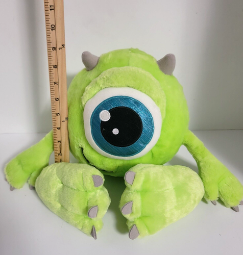 Disney Store Mike Wazowski Big Feet Monsters Inc Pixar Plush Toy. - Picture 4 of 4