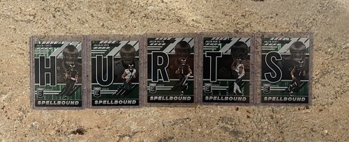 2023 Donruss Elite Jalen Hurts Green Spellbound Complete Set Eagles