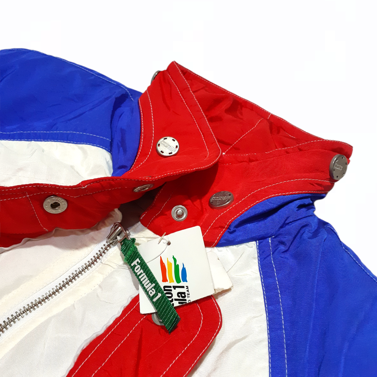 Vintage NWT Benetton Formula 1 Racing Jacket Flag Logo size