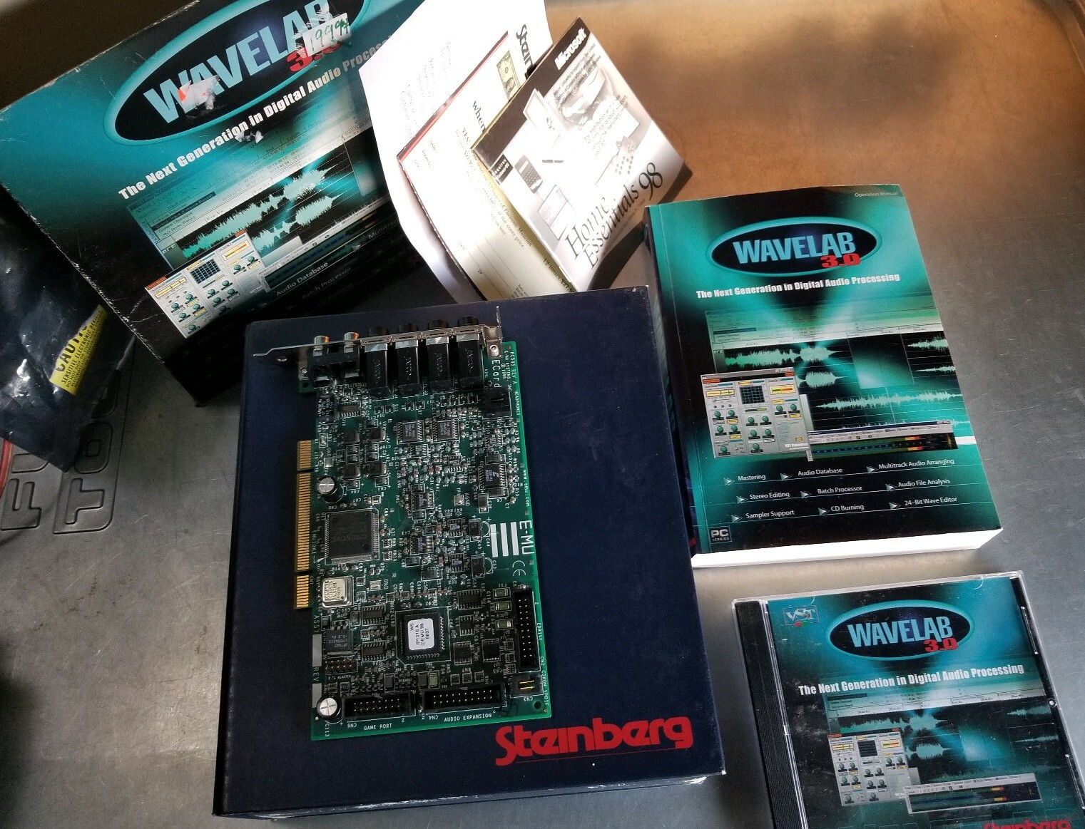 Raro-Steinberg WaveLab 3.0 para pieza de software de edición de audio & - MU TARJETA DE SONIDO E Raro-Steinberg WaveLab WaveLab WaveLab 3.0 para pieza de software de edición de audio & - MU TARJETA DE SONIDO E 754907