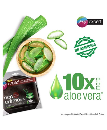 4er Pack Godrej Expert Rich Crème Haarfarbe Farbton dunkelbraun je 40gm - Bild 3 von 6