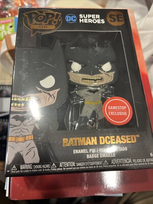 Funko POP! Pin: DCeased Batman standard version (DC Super Heroes, GameStop exl.)