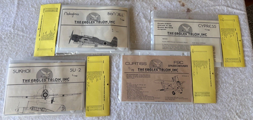 LOT OF 4 THE EAGLES TALON 1/72 AIRCRAFT VACUFORM KITS SEALED - Picture 6 of 6