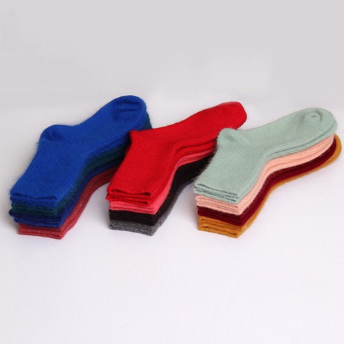  Women Faux Wool Cashmere Thick Warm Soft Solid Casual Sports Winter Boot Socks⇘ - Picture 3 of 27