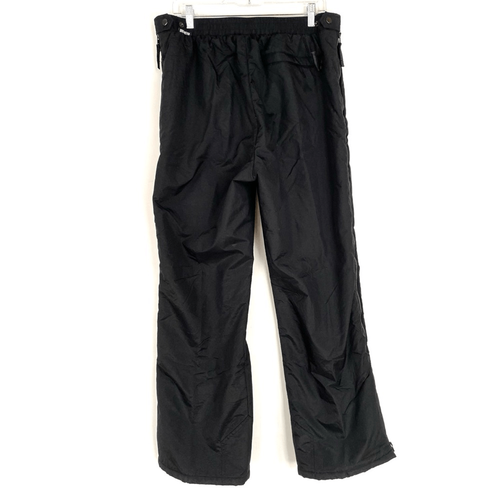 Obermeyer Men’s Tundra Black Lined Insulated Ski Snowboard Pant Side Leg Zip XL - Picture 2 of 9