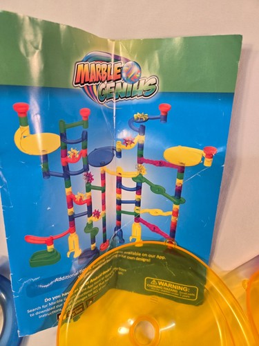 Marble Genius Marble Run Set; Over 90 Pieces + 20 Marbles; Great Condition! - Picture 2 of 8