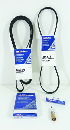 Enchufes de cinturones ACDelco genuinos AC Delco 41-110 4K378 6K930 Escalade Tahoe Yukon NUEVOS - Imagen 2 de 5