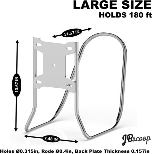 Large Stainless Steel Hose Holder, Heavy Duty Hose Hanger - Picture 3 of 8