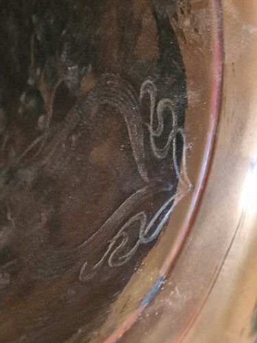Antik WMF Jugendstil Kupfer Bowle Kübel Topf Sektkühler Blumenübertopf mn - Picture 14 of 14