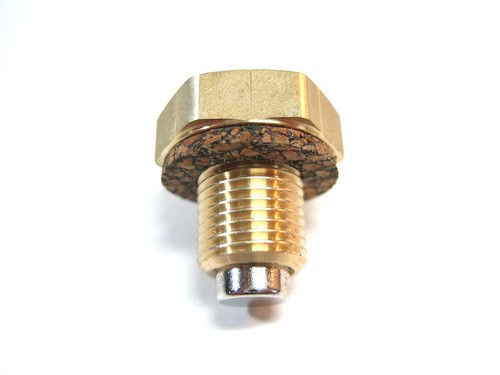 3/8 OD x 28 Magnetic Oil Drain Plug Triumph 500 650 750 1959-1974 BSA A65 A50 - Picture 2 of 4