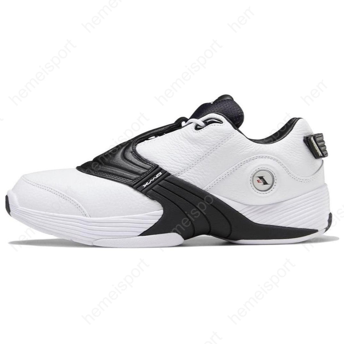 シューズ(男性用) Reebok ANSWER5 Size 11.5 - Reebok Answer 5 Low White Black for sale online