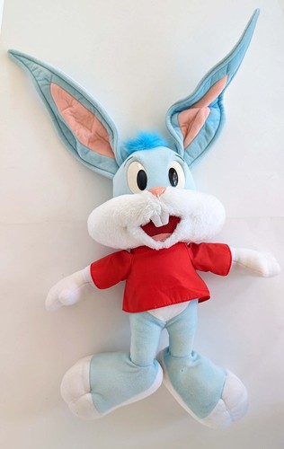 1990 Playskool 29" Tiny Toons Adventures Talking Buster Bunny Plush Stuffed Toy - Picture 2 of 4
