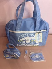Vintage Cinnamoroll Sanrio Licensed Travel Set With Big Purse, Little Purse, Tag