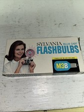 Sylvania Blue Dot Flash Bulbs flashbulbs M3B Twelve Blue Bulbs New Open Box