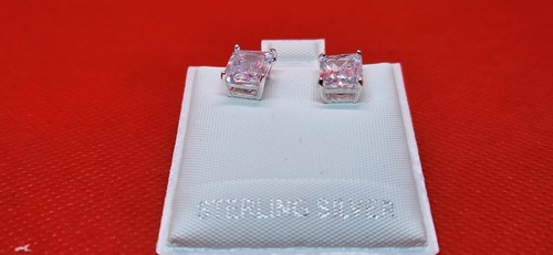 Pendientes plata de ley 925 circonitas - Imagen 5 de 7