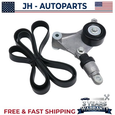 For Toyota Camry RAV4 Highlander 2.4L Drive Belt Tensioner Assembly with Pulley