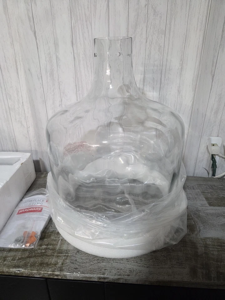 Capital Lighting Luz Única 15" Alto Colgante Pantalla de Vidrio de Agua - Negro Foto 4 de 4