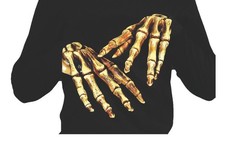 Bone Skeleton Hands Adult Costume Accessory