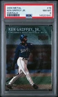 145201841 Ken Griffey Jr 2000 Skybox Metal #76 Emerald PSA 8