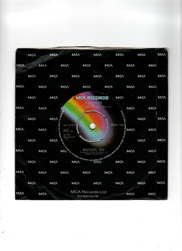 WISHBONE ASH - HOMETOWN / PERSEPHONE. UK 1974 ORIG 7" & CO/SLEEVE. EX - Picture 2 of 2