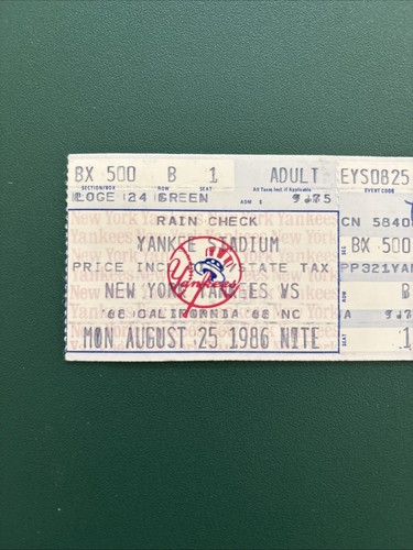 MORGANNA KISSING BANDIT DON MATTINGLY 1986 Angels Yankees ticket stub - Picture 4 of 4