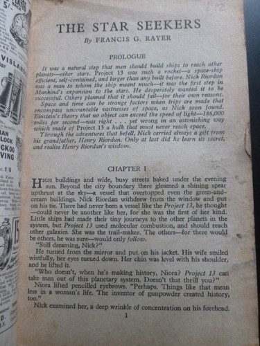 Francis G Rayer – THE STAR SEEKERS (1953) – Tit-Bits Science Fiction Library - Picture 5 of 8