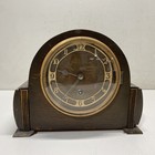 Antique Brown Art Deco Mantel Clock (Parts or Repair)