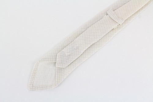 SUITSUPPLY Men's Tie 150 x 8 cm Patterned Beige Pure Silk Pointed-End Classic - Picture 3 of 7