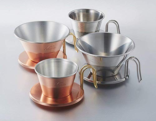 Carita coffee dripper copper made in Japan two to four people for TSUBAME & Kali - Picture 6 of 8