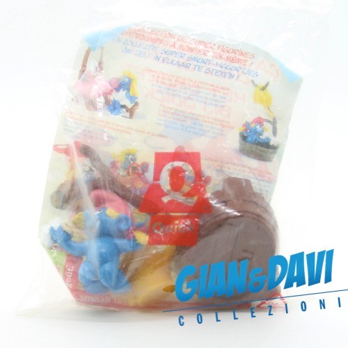 Smurfs Promotional Quick Serie Completa 6 Personaggi QU010-60 - Picture 3 of 8