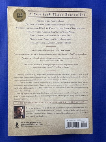 Emperor of All Maladies : A Biography of Cancer by Siddhartha Mukherjee... - Picture 2 of 2