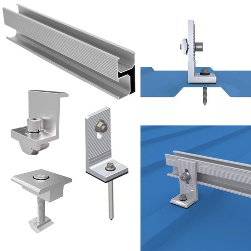 Alu Mounting Rail Solar Rail For Flat Roof Metal Roof Solar Panel Module - Picture 4 of 74