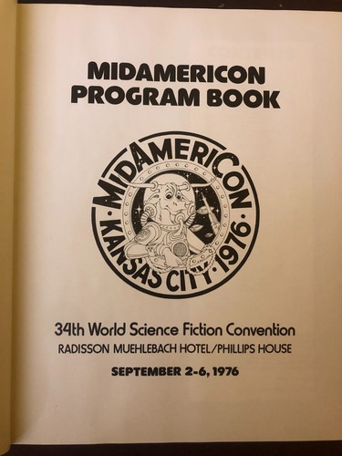 1976 MidAmeriCon Kansas City 34th World Science Fiction Convention HC Program - Imagen 11 de 14