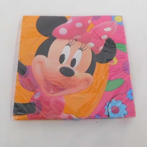 Lot of Disney Mickey Mouse Clubhouse Party Supplies Napkins Plates Banner Minnie - Picture 2 of 7