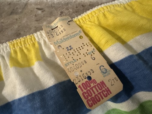 VINTAGE MAIDENFORM BAUMWOLLHÖSCHEN!  Größe 6 Rarität! - Bild 6 von 6