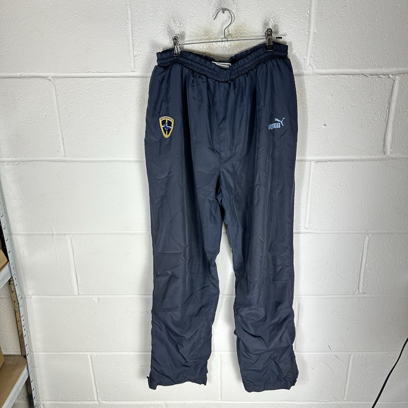 Vintage Cardiff City Tracksuit Bottoms Mens Large Blue Puma Football Retro Y2K*