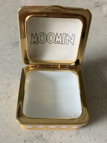 Halcyon Days Rare Moomin English Enamel Trinket Box with Snorkmaiden - Picture 4 of 5