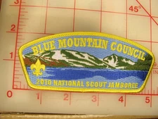 Blue Mountain Council 2010 Jamboree JSP collectible snowy mountains patch (mJ)