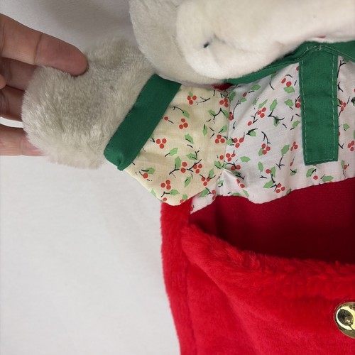Vintage Santas Best Hang & Stuff Weihnachten Puppenstrumpf mit Fronttasche - Bild 5 von 9