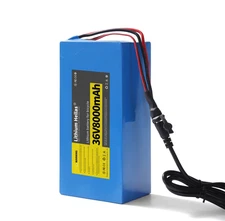 36V 8Ah Lithium Battery With 20A BMS For ≤350W Ebike Electric Bicycle Scooter