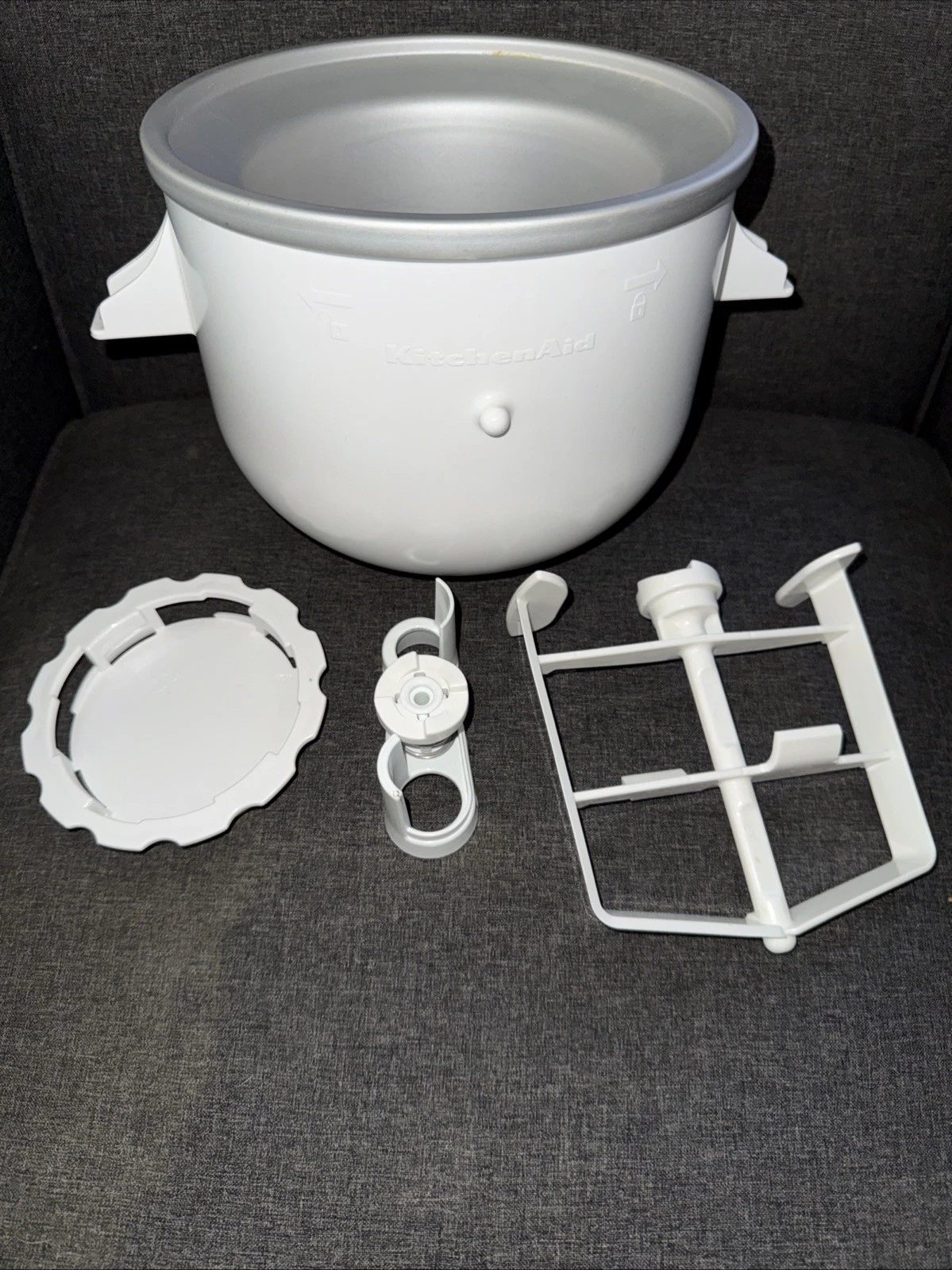 KitchenAid Ice Cream Maker Attachment 2 Qt Stand Mixer KA KITCHEN AID Bowl Parts