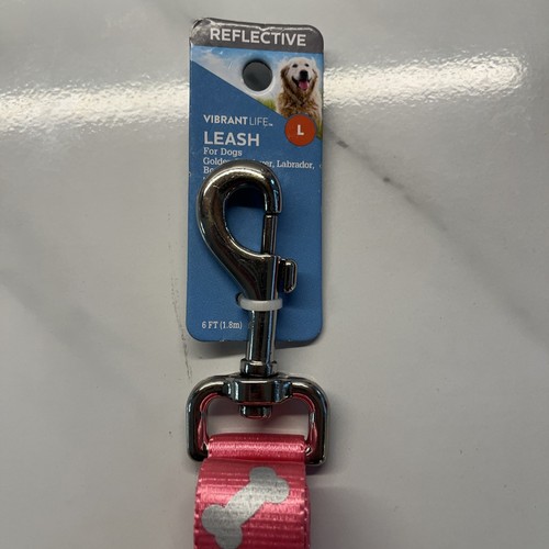 6ft leash for dogs size Large Pink Vibrant Life New - Picture 4 of 5