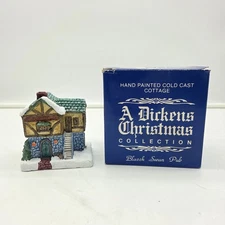 A Dickens Christmas Collection – Black Swan Pub 1990 – Hand Painted Cottage