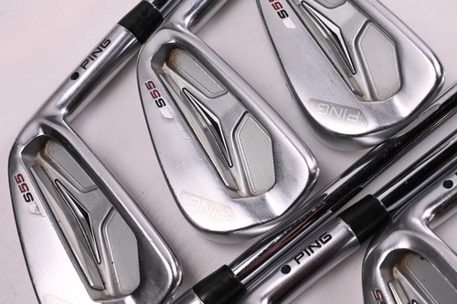 Ping S55 Irons / 4-PW / Black Dot / Stiff Flex Ping CFS Shafts - Picture 1 of 7