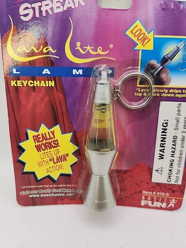 Llavero Lámpara Silver Streak Lava Lite Años 90 De Colección Novedad Juguete Básico Diversión Nuevo - Imagen 3 de 7