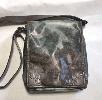 Jean Paul Gaultier V cyber Leather Shoulder bag casual man