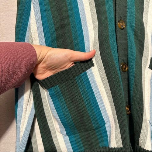 Bogey Jungen gestreifter Cardigan Pullover - Gr. XL - Bild 4 von 6