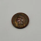 1900 P Indian Head Cent Bright Vibrant Rainbow Toning