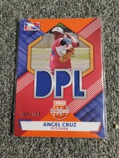 2021 panini Elite extra edition DPL Angel Cruz Dominican DPL Rookie RC Dodgers