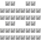 40 pcs Fence Post Caps Sealing Covers Iron Fence Covers 5x5 Iron Fence Cover